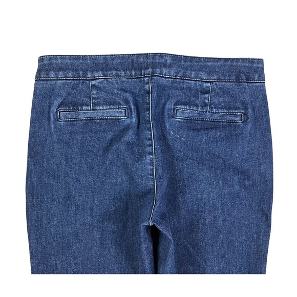 Talbots Double Button Slim Ankle Jeans  Women's Size 4P  Nautical  Dark Denim - Picture 4 of 8